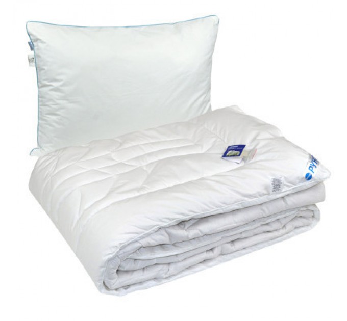 Руно Ковдра Руно Вовняна зимова Еліт 140х205 см з подушкою 50х70 см (924.29ШЕУ_Білий)