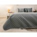 Руно Покривало Руно двостороннє декоративне Velour Dark Grey ромб 150х220 см (360.55_Dark Grey ромб)