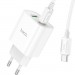 HOCO Зарядний пристрій HOCO C80A Plus Rapido PD20W+QC3.0 charger set(C to C) White (6931474779908)