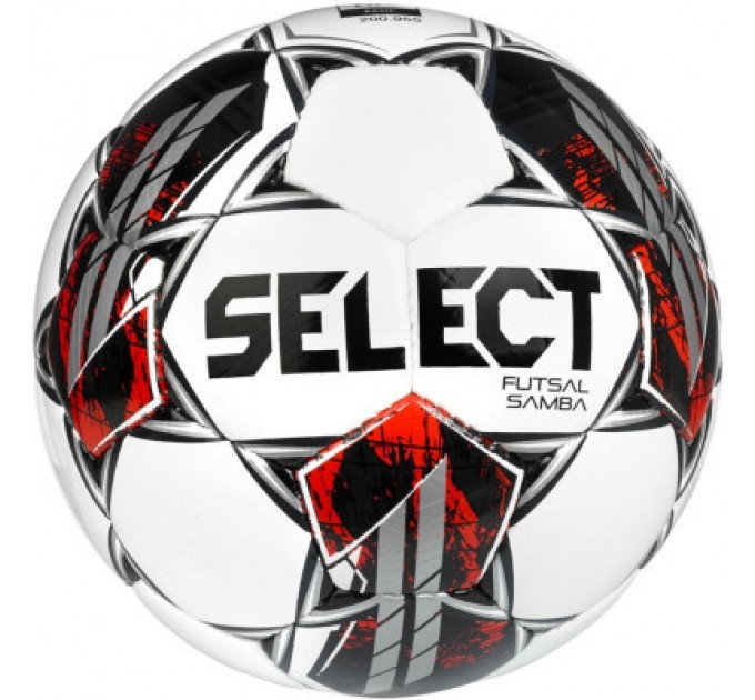 Select М'яч футзальний Select Samba v22 біло-сріблястий Уні 4 (5703543298402)