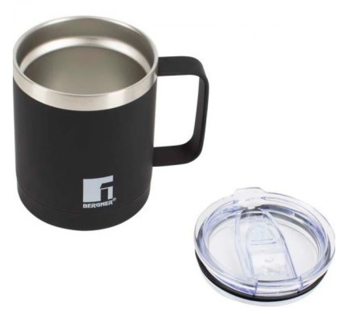 Bergner Термокружка Bergner Coffee & tea lovers 350 мл Black (BG-37788-BK)