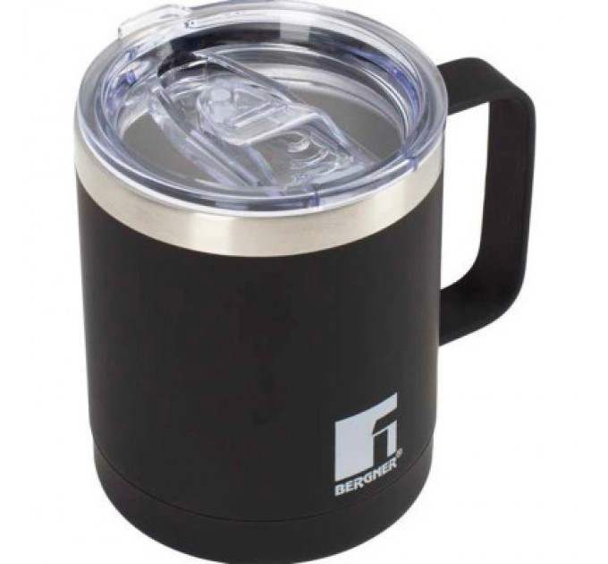 Bergner Термокружка Bergner Coffee & tea lovers 350 мл Black (BG-37788-BK)