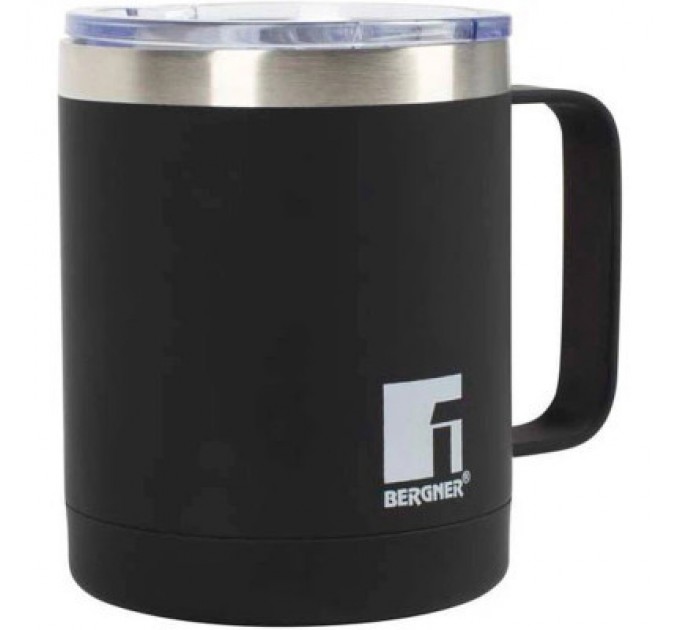 Bergner Термокружка Bergner Coffee & tea lovers 350 мл Black (BG-37788-BK)
