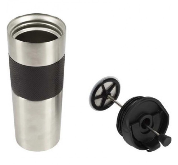 Bergner Термокружка Bergner Coffee & tea lovers 460 мл Black (BG-37789-BK)