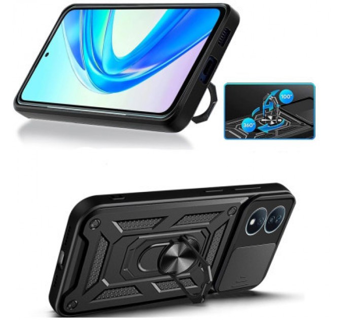 BeCover Чохол до мобільного телефона BeCover Military Honor X7b Black (710998)