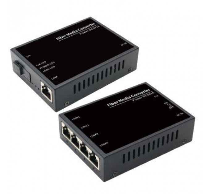 Медіаконвертер Greenvision GV-1004F-1001F-F/X-20KM AB