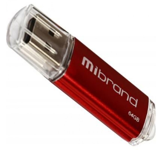 Mibrand USB флеш накопичувач Mibrand 64GB Cougar Red USB 2.0 (MI2.0/CU64P1R)