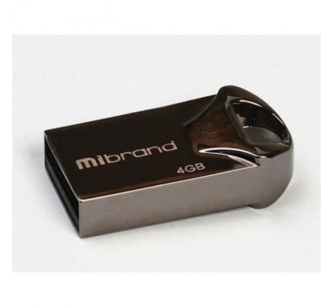 Mibrand USB флеш накопичувач Mibrand 4GB Hawk Black USB 2.0 (MI2.0/HA4M1B)