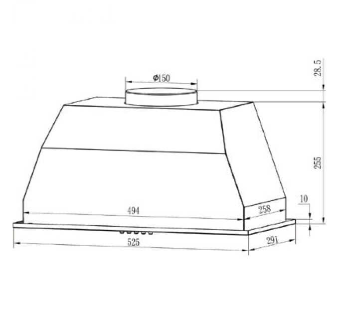 Grunhelm Витяжка кухонна Grunhelm GVC 020 W