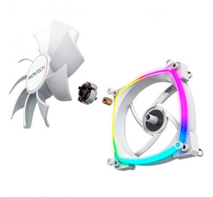 MONTECH Кулер до корпусу MONTECH RX140 PWM WHITE