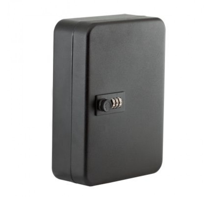 Buromax Бокс для ключів Buromax на 24 секції, з брелоками, з кодовим замком, сталевий, чорний (BM.0410)