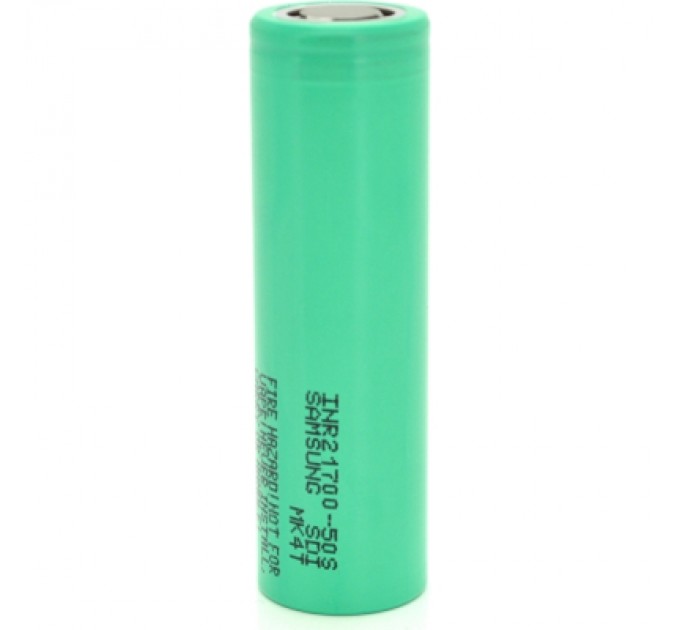 Liitokala Акумулятор 21700 5000mah, (4700-5100mah) 15A, 3.7V(2.5-4.2V), Yellow Liitokala (Lii-50E / 23384)