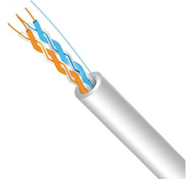 Кабель мережевий FinMark UTP 500м CAT5e 2P 24AWG PVC W Pull Box (053981)