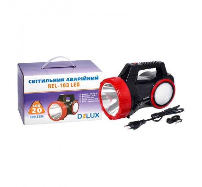 Delux Ліхтар Delux REL-103 20 LED 10W + подарунок REL-107 (90022813)
