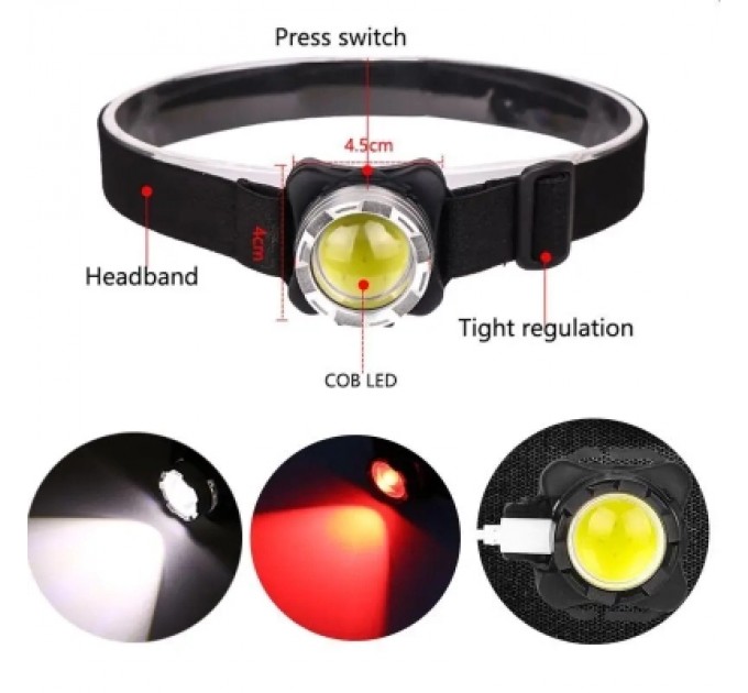 Quantum Ліхтар Quantum Lucky LED COB + Мicro USB кабель (QM-FL4010)