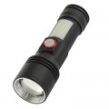 Quantum Ліхтар Quantum Adept 10W LED zoom +COB з USB (QM-FL1031)
