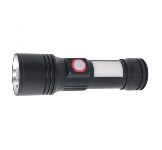 Quantum Ліхтар Quantum Adept 10W LED zoom +COB з USB+ Li-ion18650/2600mAh (QM-FL1031-18650/2600)