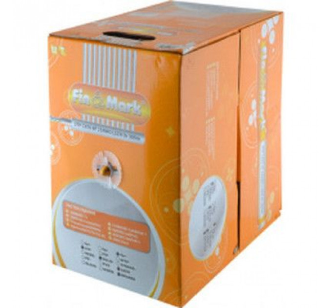 Кабель мережевий FinMark UTP 305м CAT6 4P 23AWG LSZH Or Pull Box (163151)