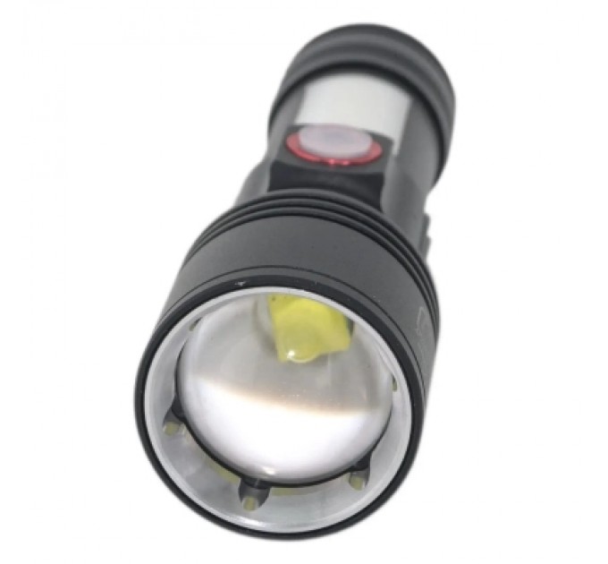 Quantum Ліхтар Quantum Adept 10W LED zoom +COB з USB+ Li-ion18650/2600mAh (QM-FL1031-18650/2600)
