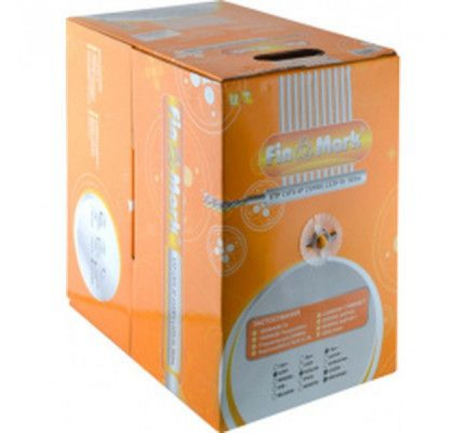 Кабель мережевий FinMark UTP 305м CAT6 4P 23AWG LSZH Or Pull Box (163151)