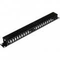 Кабельний організатор 19" 1U з кришкою, корпус метал Voltronic (05055)