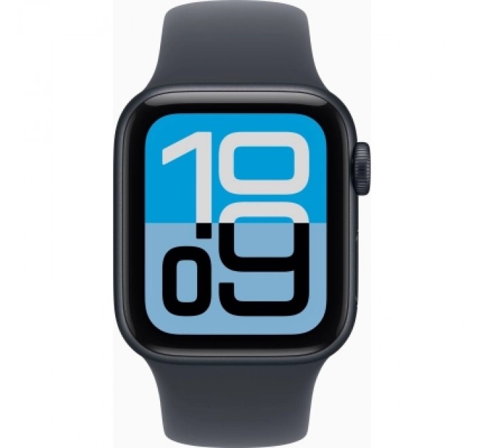 Apple Смарт-годинник Apple Watch SE 3 GPS 40mm Midnight Aluminium Case with Midnight Sport Band - M/L (MEHC4RK/A)