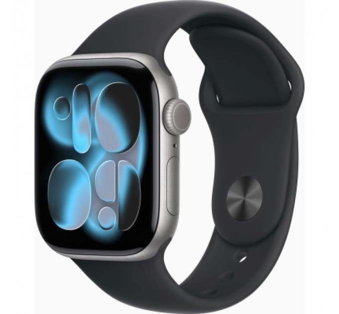 Apple Смарт-годинник Apple Watch Series 11 GPS 42mm Space Grey Aluminium Case with Black Sport Band - S/M (MEQW4RK/A)
