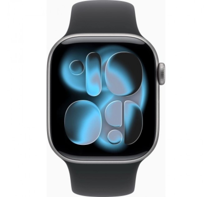 Apple Смарт-годинник Apple Watch Series 11 GPS 42mm Space Grey Aluminium Case with Black Sport Band - M/L (MEQX4RK/A)