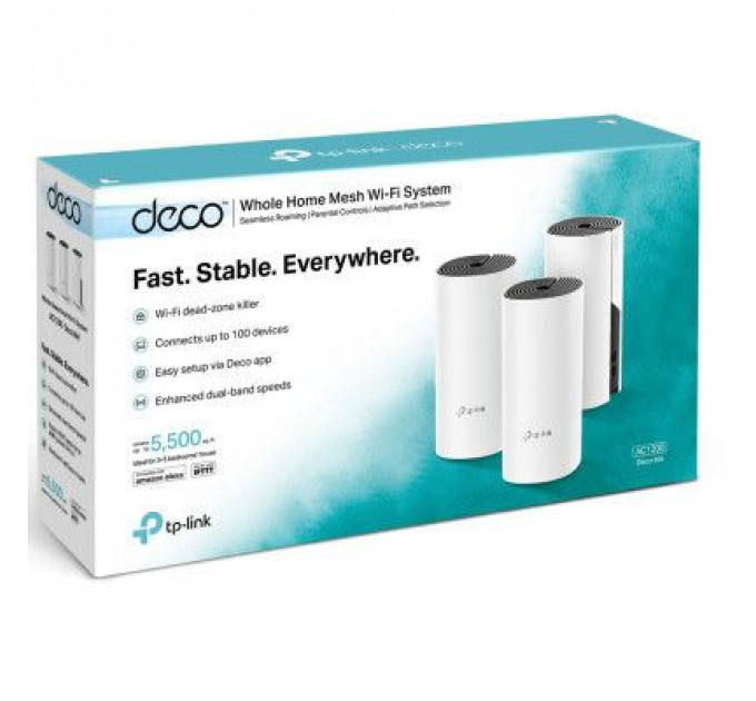 Точка доступу Wi-Fi TP-Link DECO-M4-3-PACK