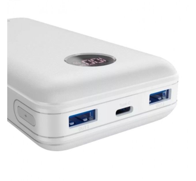 Canyon Батарея універсальна Canyon PB-2002 20000mAh, PD/20W, QC/3.0, White (CNE-CPB2002W)