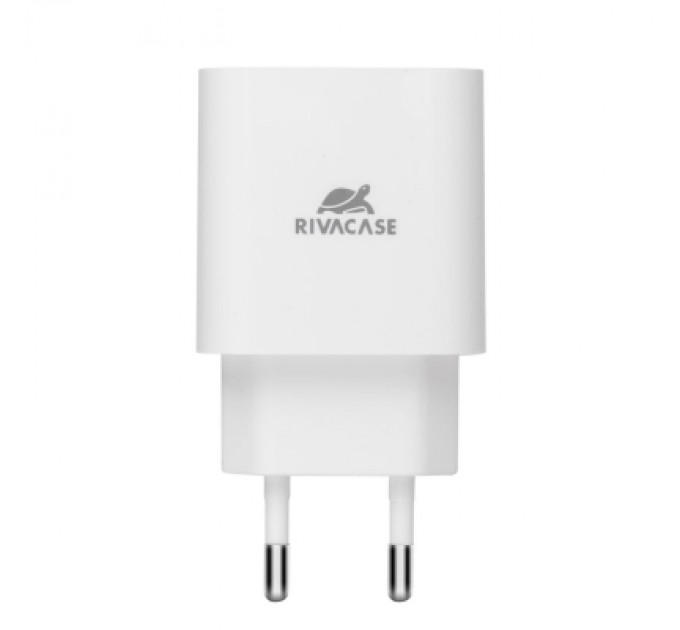 RivaCase Зарядний пристрій RivaCase 1xUSB Type-C PD 20 Вт кабель Type-C white (PS4101 WD4 (White))