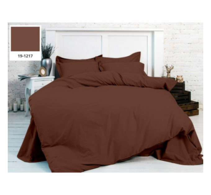 MirSon Постільна білизна MirSon Premium Chocolate Perla 200х220 євро (2200000949257)