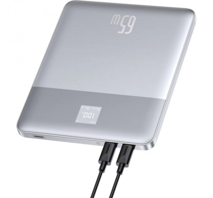 Baseus Батарея універсальна Baseus Blade2 Ultra 12000mAh 65W, Galaxy Silver (P10063800S12-00 / PPBLD2-65)