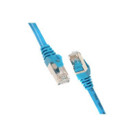 Патч-корд 0.50м S/FTP Cat 6 CU PVC 26AWG 7/0.16 blue 2E (2E-PC6SFTPCOP-050BL)