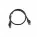 Патч-корд 0.50м S/FTP Cat 6 CU PVC 26AWG 7/0.16 black 2E (2E-PC6SFTPCOP-050BK)
