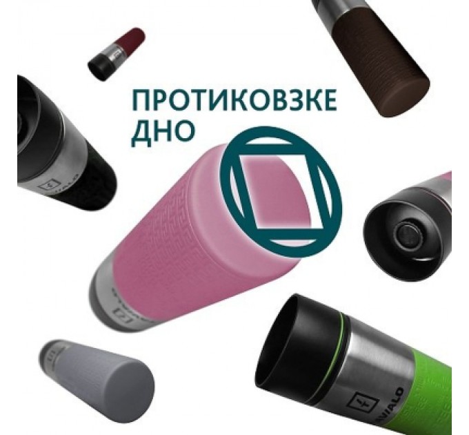 Tavialo Термокружка Tavialo + 2 ущільнювальних кільця 420 мл Рожевий (190420111)