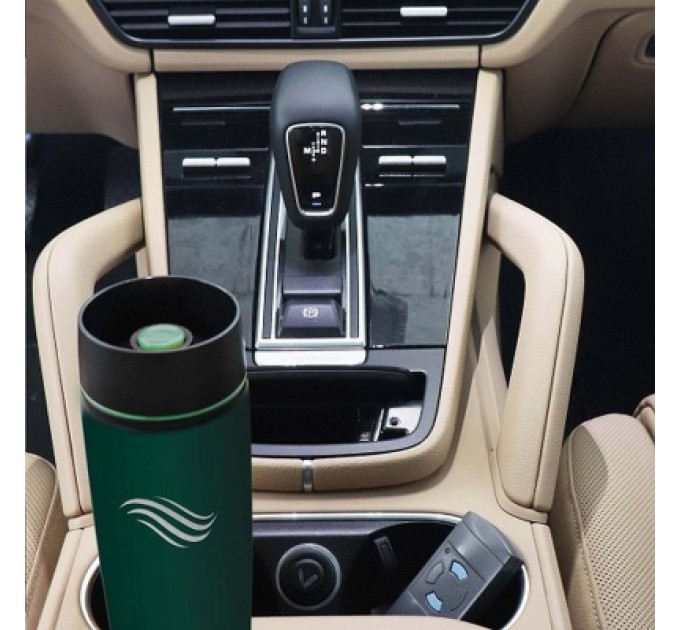 Tavialo Термокружка Tavialo матовий зелений колір + 2 ущільнювальних кільця 460 мл (190460108)