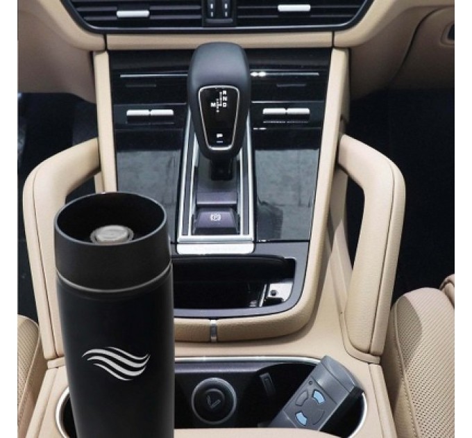 Tavialo Термокружка Tavialo матовий чорний колір + 2 ущільнювальних кільця 460 мл (190460101)