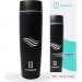 Tavialo Термокружка Tavialo матовий чорний колір + 2 ущільнювальних кільця 460 мл (190460101)