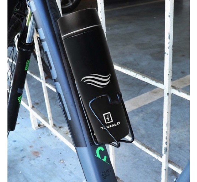 Tavialo Термокружка Tavialo матовий чорний колір + 2 ущільнювальних кільця 460 мл (190460101)