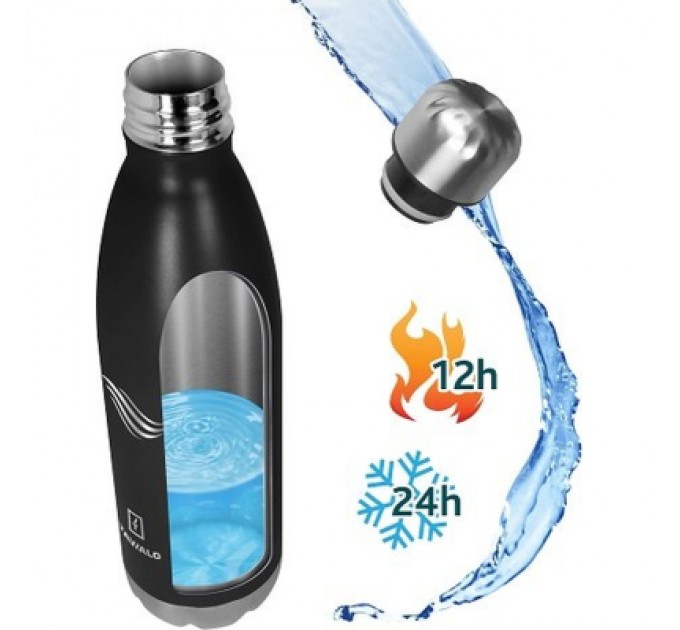 Tavialo Термокружка Tavialo 1 л матовий чорний колір (191010101)