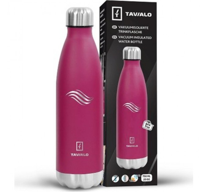 Tavialo Термокружка Tavialo 750 мл матовий бордовий колір (191750103)