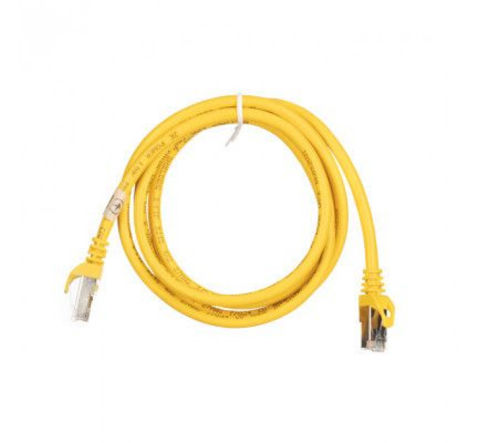 Патч-корд 1.50м S/FTP Cat 6 CU PVC 26AWG 7/0.16 yellow 2E (2E-PC6SFTPCOP-150YLW)