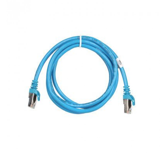 Патч-корд 1.50м S/FTP Cat 6 CU PVC 26AWG 7/0.16 blue 2E (2E-PC6SFTPCOP-150BL)