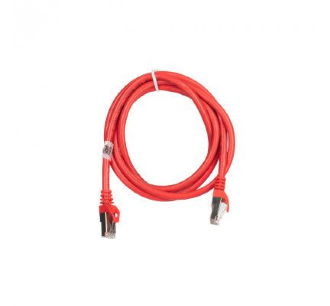 Патч-корд 1.50м S/FTP Cat 6 CU PVC 26AWG 7/0.16 red 2E (2E-PC6SFTPCOP-150RD)