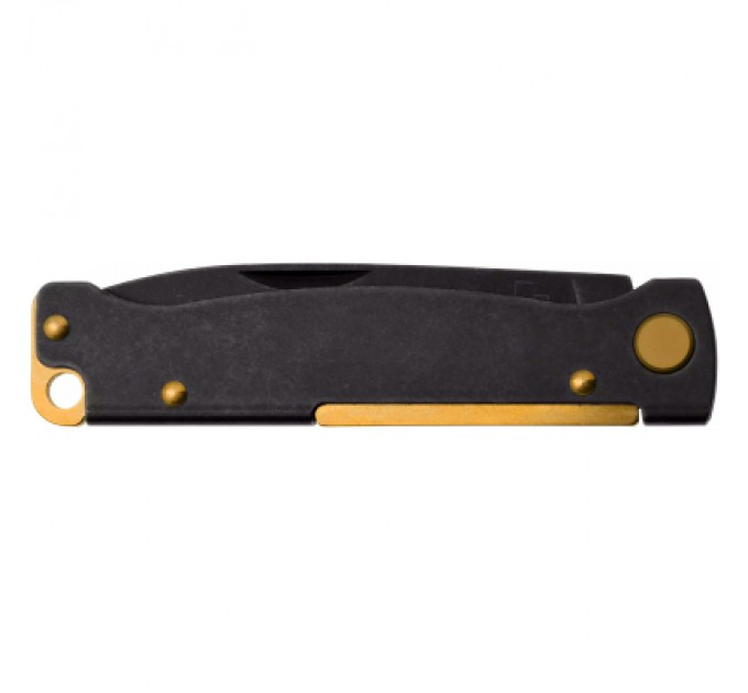 Boker Ніж Boker Plus Atlas Black Stonewash Brass (01BO859)