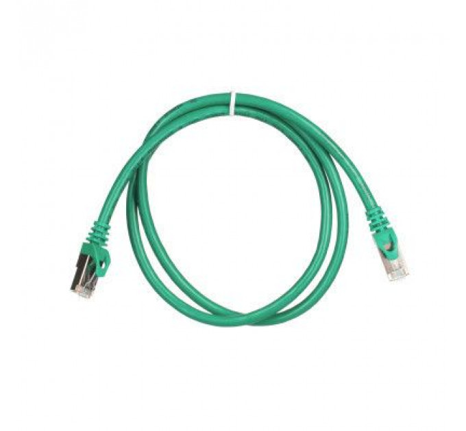 Патч-корд 1м S/FTP Cat 6 CU PVC 26AWG 7/0.16 green 2E (2E-PC6SFTPCOP-100GRN)