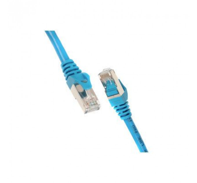 Патч-корд 1м S/FTP Cat 6 CU PVC 26AWG 7/0.16 blue 2E (2E-PC6SFTPCOP-100BL)