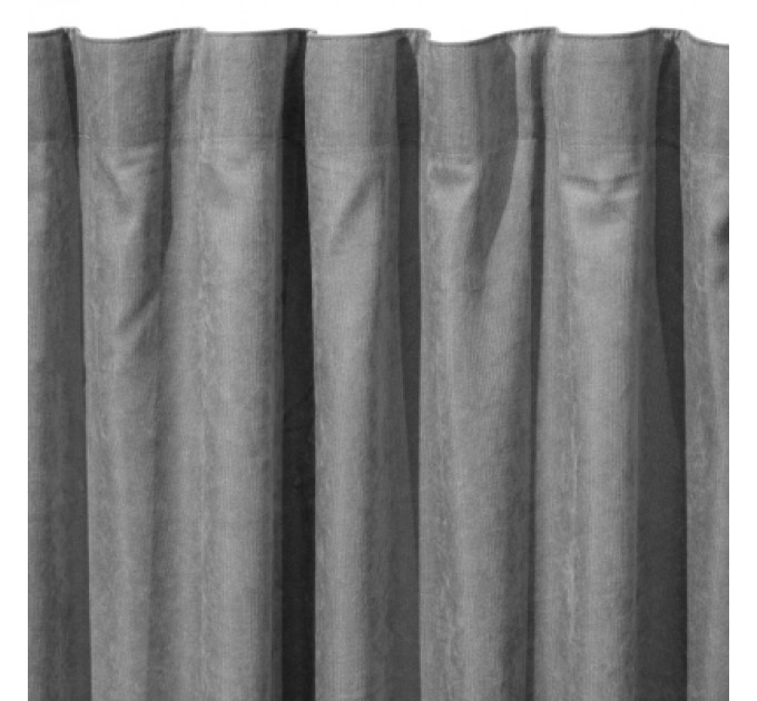 Ardesto Штора Ardesto мікровелюр 100% поліестер, 150х270 см сірий (ART1010GR)