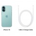 Apple Мобільний телефон Apple iPhone 16 128GB Teal (MYED3)